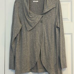 Maurices Heather Gray Knit Cardigan